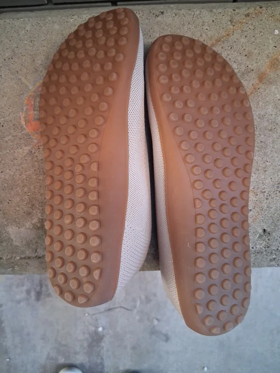 Comfort Knit Ballet Flats in Light Beige - Women's Shoes - Picture 3 of 4